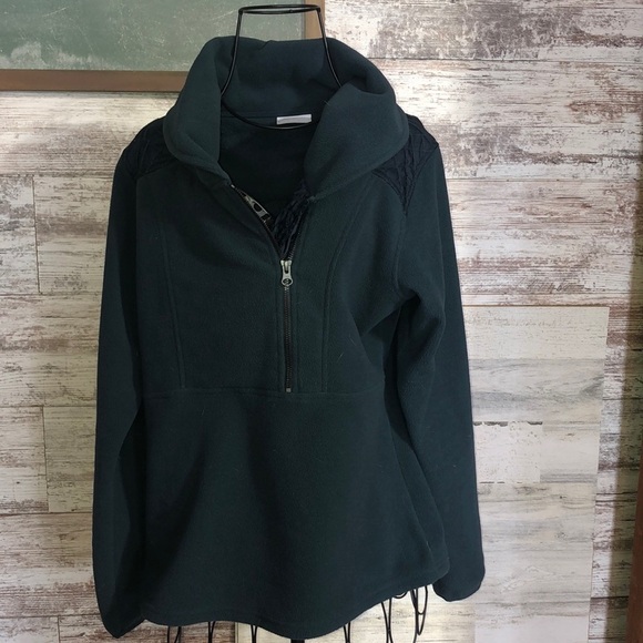 Columbia Tops - Columbia blue cowl neck sweatshirt size medium fleece quilted pattern fleece​​